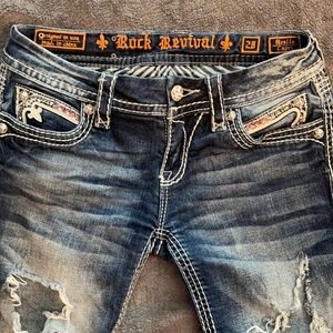 Rock Revival Noelle Capri jeans sz 28